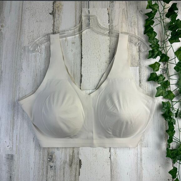 Feather bra Comfort V-neck Seamless Bra Back Closure SZ 3X - Picture 1 of 7